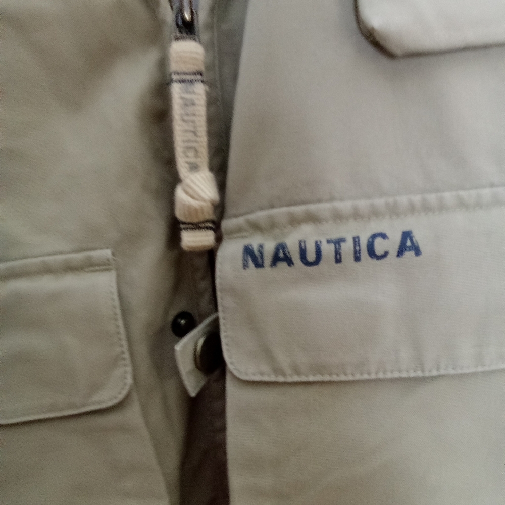 Nautica Khaki Multi-Pocket Vest SIZE XXL - Picture 3 of 8